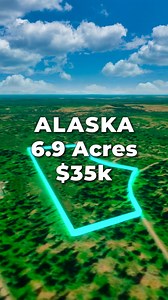 192K views · 1.4K reactions | 6.9 Acres of ALASKA Land for Sale with...