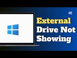 How to Fix External Hard Drive Not Showing in Windows 11