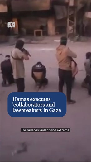 ABC News on Instagram: "Extremely graphic video has emerged of what appears to be Hamas fighters carrying out public executions in Gaza — as the terror group tries to reassert dominance over local clans and gangs that oppose it. #ABCNEWSVerify"