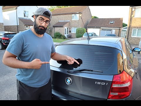 How i fixed my BMW 1 series rear window washer in minutes!
