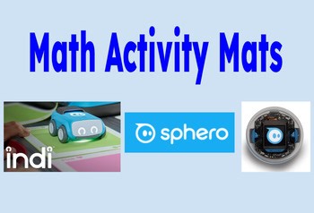 Sphero Indi Math Centers | Math Mats & Question Cards | Special Education (3-12)