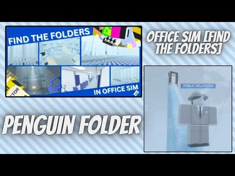 Tutorial: How To Find The Penguin Folder In Office Sim [Find The Folders]