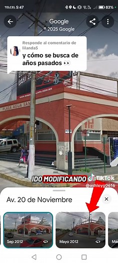 Cómo ver los años pasados en Google Maps