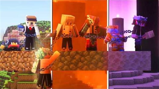 【熟肉中字】七个mcsr锁在一起通关mc