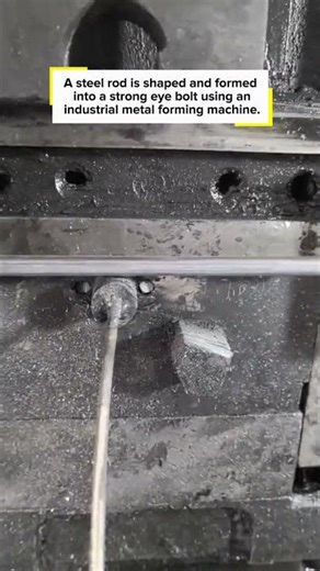 Manufacturing an Eye Bolt by Forming a Steel Ring