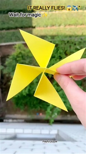 DIY Magic Flying Paper Toy ✈️ | Amazing Flying Craft for Kids 🤯 #viral #shorts #kidscraft #kids #diy