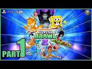 Nickelodeon All-Star Brawl 2 PS4 Pro Gameplay Walkthrough Part 1 FULL GAME (No Commentary)