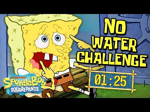 Timing How Long SpongeBob Can Be Out of Water ⏱️😵 | SpongeBob