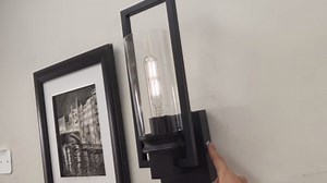 Wireless Wall Sconces with Remote Control, Battery Operated Wall Sconce Set of 2, Vintage Black Rechargeable Dimmable Wall Light for Bedroom Living Room Bathroom Hallway Entryway,3 Colors