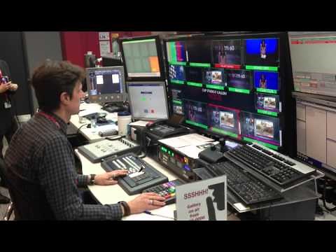 BBC THREE 60 seconds first on air New Broadcasting House 18 March 2013