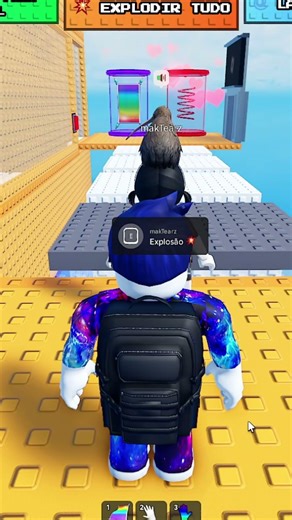 ela enganou o runaway no slap tower do roblox #engraçado #roblox