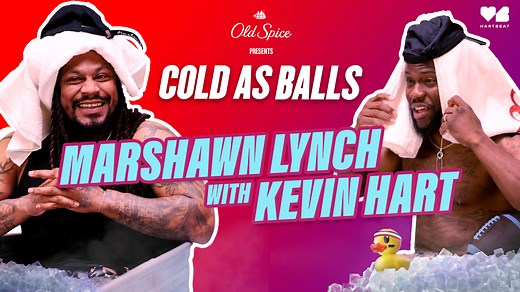 The man, the myth, the legend is here and we finally got him in the ice tubs! Marshawn Lynch joins #CABSeason6 powered by Old Spice | Kevin Hart