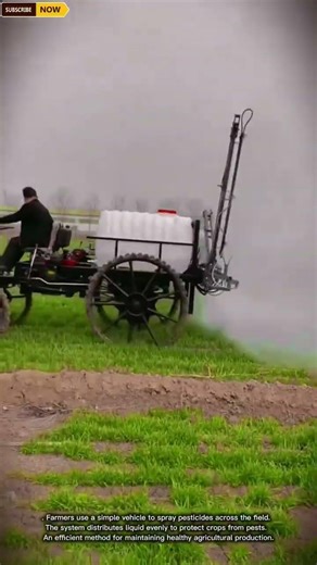 Efficient Mobile Pesticide Sprayer for Protecting Crops in Agricultural Fields