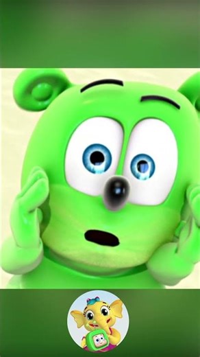 🥤 Colorful Cups Chase Gummy Bear!🥤 | Funny Kids Cartoon Short #gummybear #trendingshorts