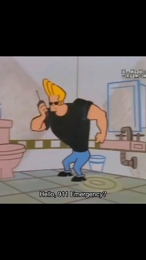 90s Classy on Instagram: "Johnny Bravo', Season 1 Episode 4, 1997. "911 Emergency, there's a handsome guy in my house!" #johnnybravo #90s #90sfashion #90sstyle #90sgrunge #history #1990s #vintage #retro #groovy #nostalgia #throwback"