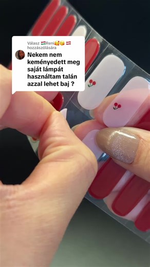 Válasz @🇭🇺Reni🥰😘 🇦🇹 részére Több visszajelzésünk is volt már, hogy más lámpa nem kötötte meg teljesen a gél köröm matricáinkat, ezért mindenképp érdemes a mi UV lámpákkal hozzá használni✨ #diygelnails #uvgelnails #semicuredgelnailstrips #gelnailsathome #gelnailsticker