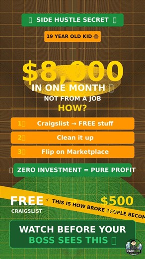 How Broke People Make $500 a Day From FREE Stuff on Craigslist 🤑🤯