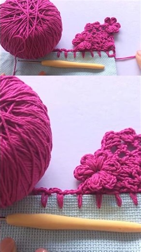 Napkin edging. #knitters #crochet