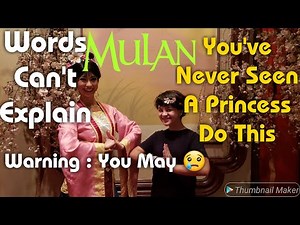 Mulan Meet and Greet at Epcot China Pavillion | A Girl's Wish Come True | Epcot Disney World 2018