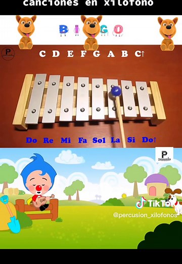 Tutorial de canciones en xilófono para principiantes
