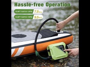 Review: New 2025 SUP Air Pump – Dual Stage Inflation Tech