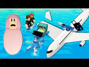 CRASH D'AVION! ELLE PERD SES PARENTS ! | BROOKHAVEN RP ROBLOX