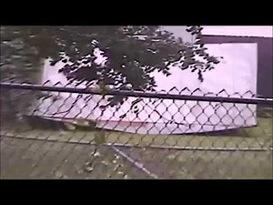 Hurricane Dennis hits July 10, 2005 - Shed blows away in Fort Walton Beach, FL