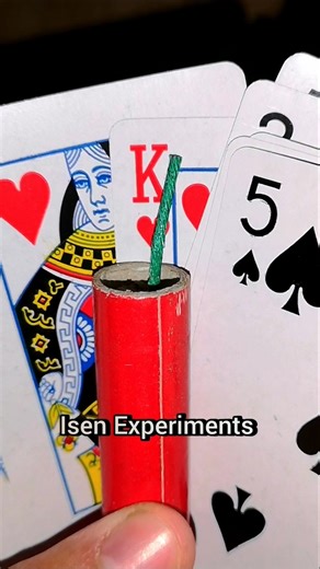DIY Cracker Poker Cards Prank #experiment #firecrackers #fireworks #crackers #trick #pyro