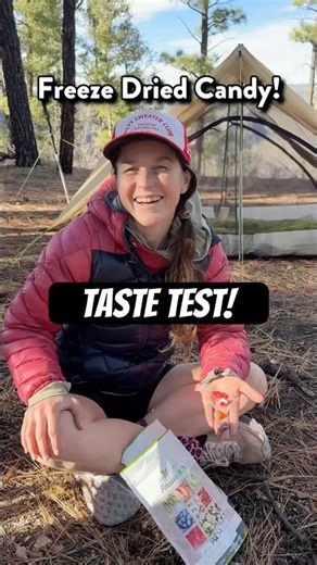 We waited a month to try freeze dried candy!