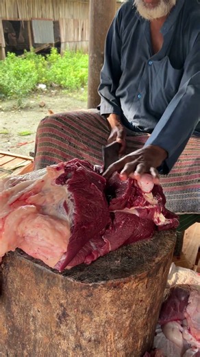 Cow's meat slicing and cutting skills #meatcuttingtechniques #meatslicing #meatmarket