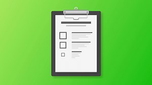 Clipboard with checklist icon. checklist icon for web. Motion graphics.