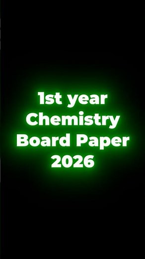 11th chemistry guess paper 2026 #chemistryguesspaper