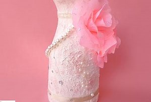 Vaso Shabby Chic (MIxed Media) - Shabby Chic Vase - Paperblog