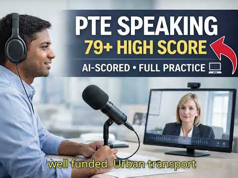 PTE Speaking High-Score Practice (79–90) | Model Answers for Every Task Type
