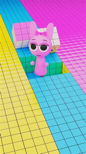 Sprunki Pinki Rubik's Dise Stuks 1 #sprunki #pinki #sprunkipinki #animation