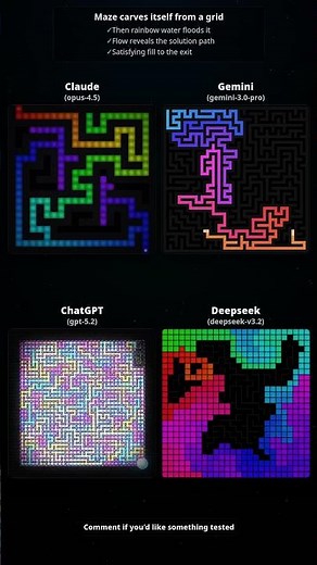 AI Coding Battle: Maze Solver (DeepSeek vs GPT-5)