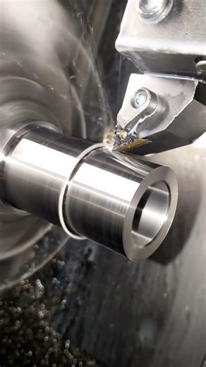 bush turning cnc machine #cnc #cncmachine #shorts