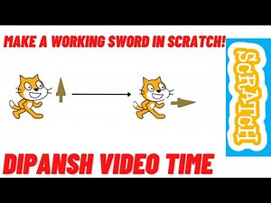 Make a working sword effect in scratch⚔! Scratch Tutorials! Dipasnh Video Time