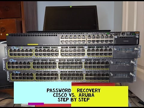 Cisco and Aruba Switch Password Recovery - Step by Step