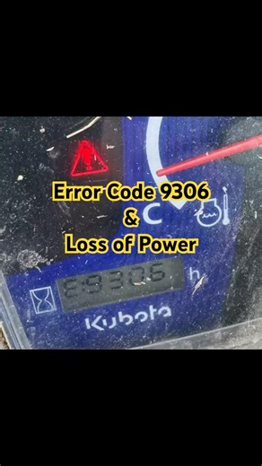 Kubota Skid Steer 9306 Code = NO POWER (Easy Fix) #kubota #skidsteer #repairandrestoration