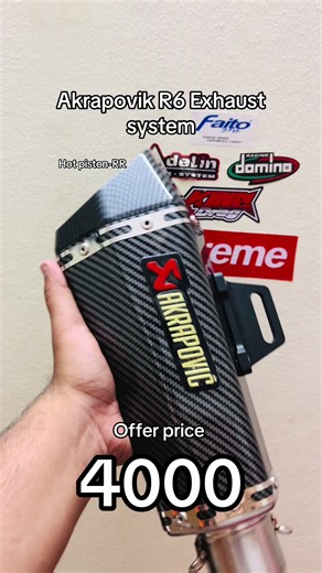 Akrapovic R6 Racing Exhaust System for Bikes