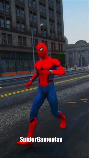 GTA V Spider-Man Saving his Girlfriend from Giant Spiders Gameplay Ep-048 #shorts #gta5