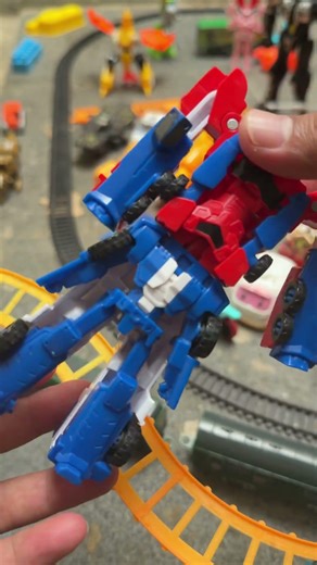 Send it!! Train and Two TRANSFORMERS #modelrailroad #railway #train #funny #shorts #transformers