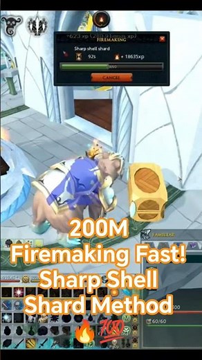 Fastest Way to 200M Firemaking XP! 🔥