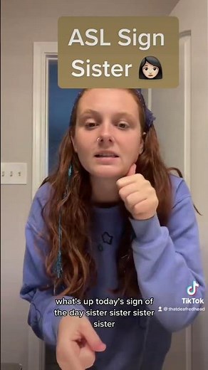 Learn How To Sign Sister in ASL for Beginners | American Sign Language #shorts