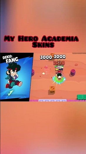 Brawl Talk: My Hero Academia Skins 🦸‍♂️ #brawlstars