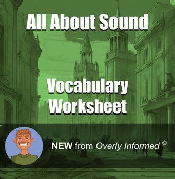 All About Sound Vocabulary Worksheet