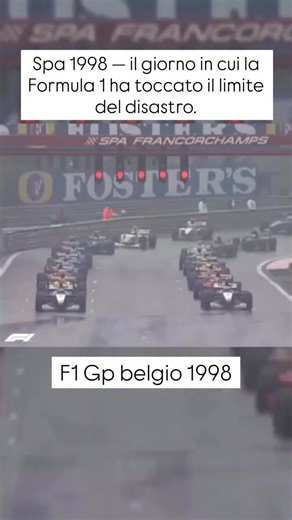 FORMULA 1, L'INCIDENTE DI SPA, GP DEL BELGIO NEL 1998, UNA CARAMBOLA INFINITA... 🇧🇪🏎️🏁💥 Pioggia battente e visibilità ridotta nella partenza del Gran premio del Belgio del 1998 l'incidente più spettacolare e pauroso della storia #formula1 #belgio #spa #incident #Schumacher #ferrrari #milan4news #rain #speed #velocita | Milan4News