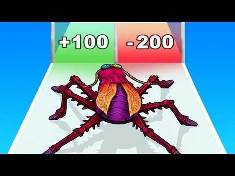 Insect Run Spider Evolution Max Level Full Walkthrough Gameplay
