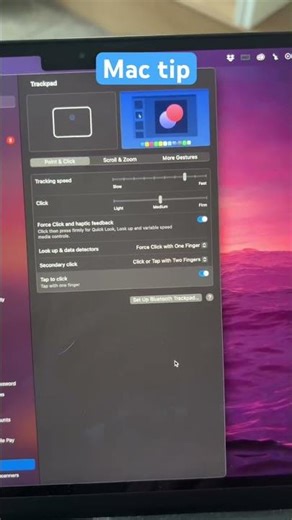 Mac Tip - Use Tap to Click
